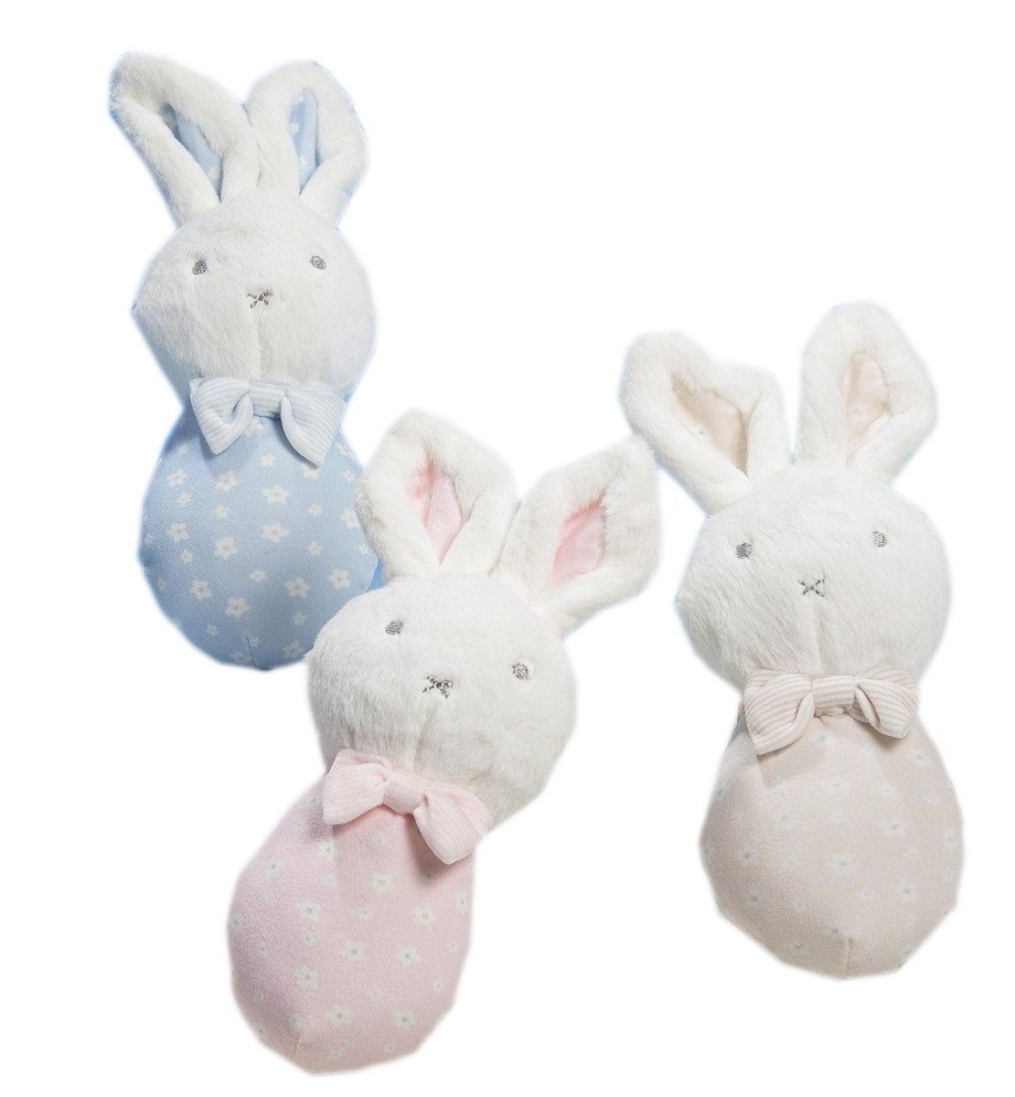 Sonajero Peluche Bebé Conejito Colores - Nanetes