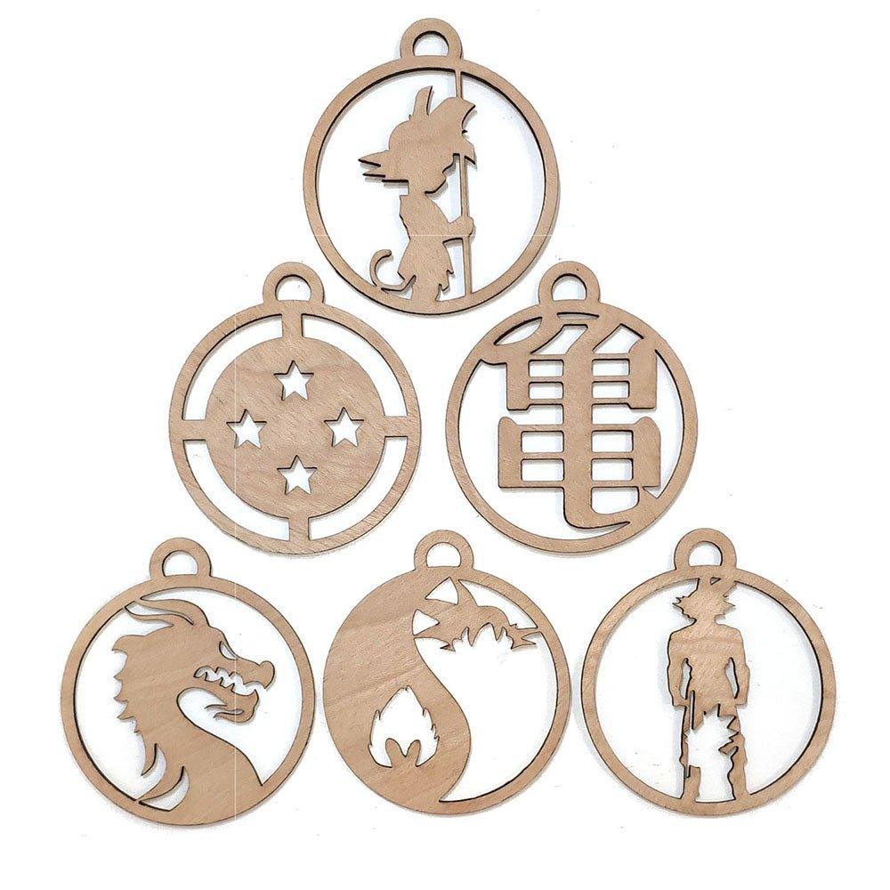 Adornos Navidad Bola de Dragon Madera - Nanetes #