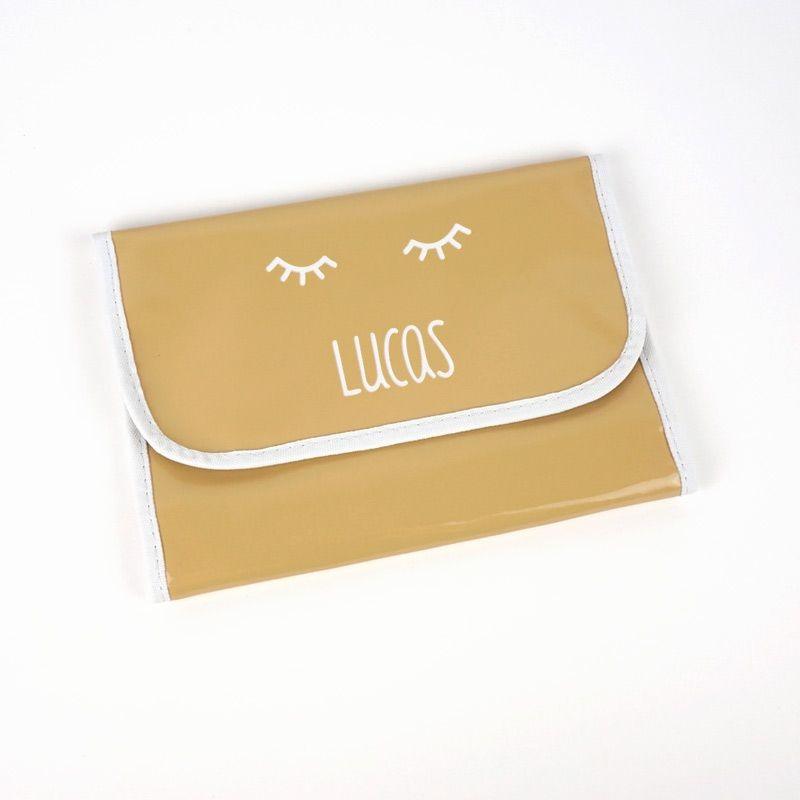 Portadocumentos Bebé Personalizado Mi Pipo Charol Pestañas - Nanetes #