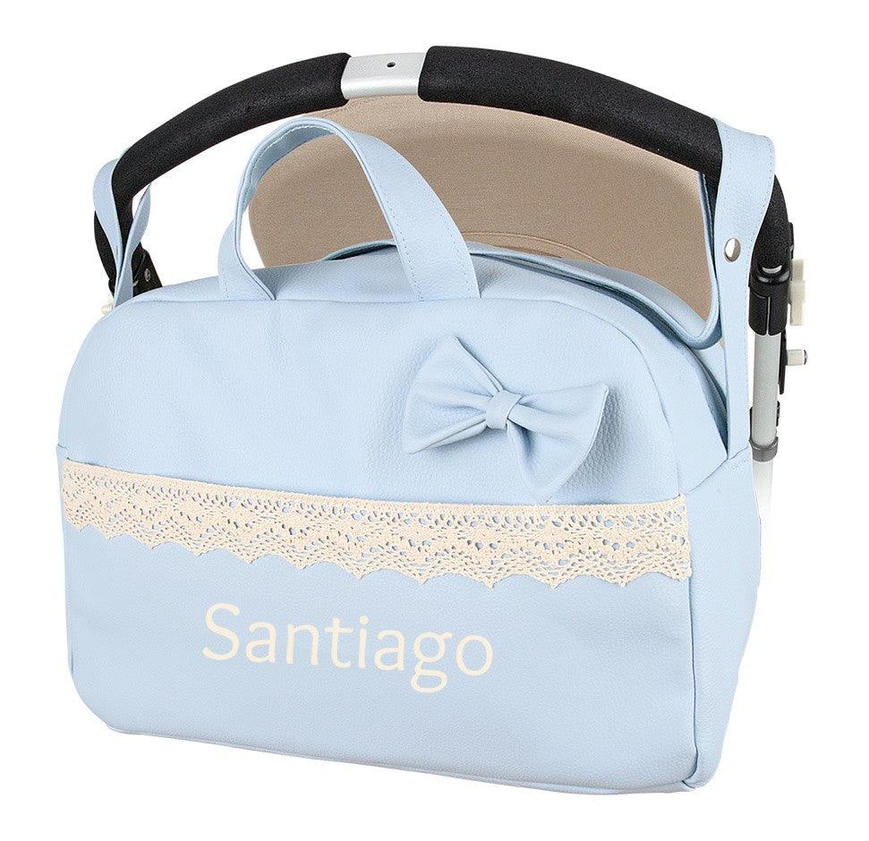 Bolso Maternidad Personalizado Penélope Celeste Nanetes - Nanetes #