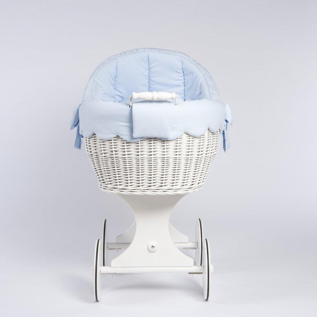 Moises De Mimbre Dulce Celeste Abc Baby - Nanetes #