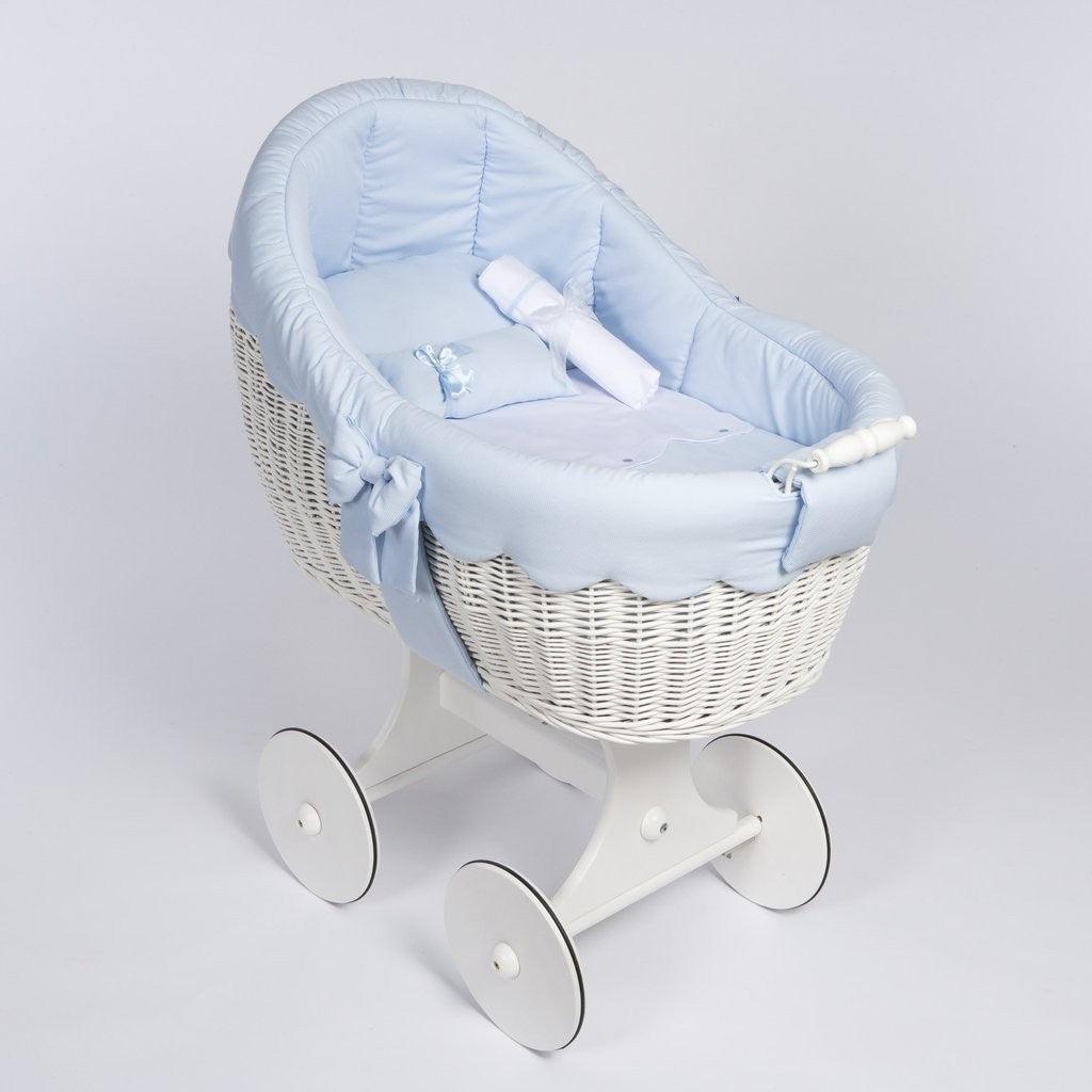 Moises De Mimbre Dulce Celeste Abc Baby - Nanetes #