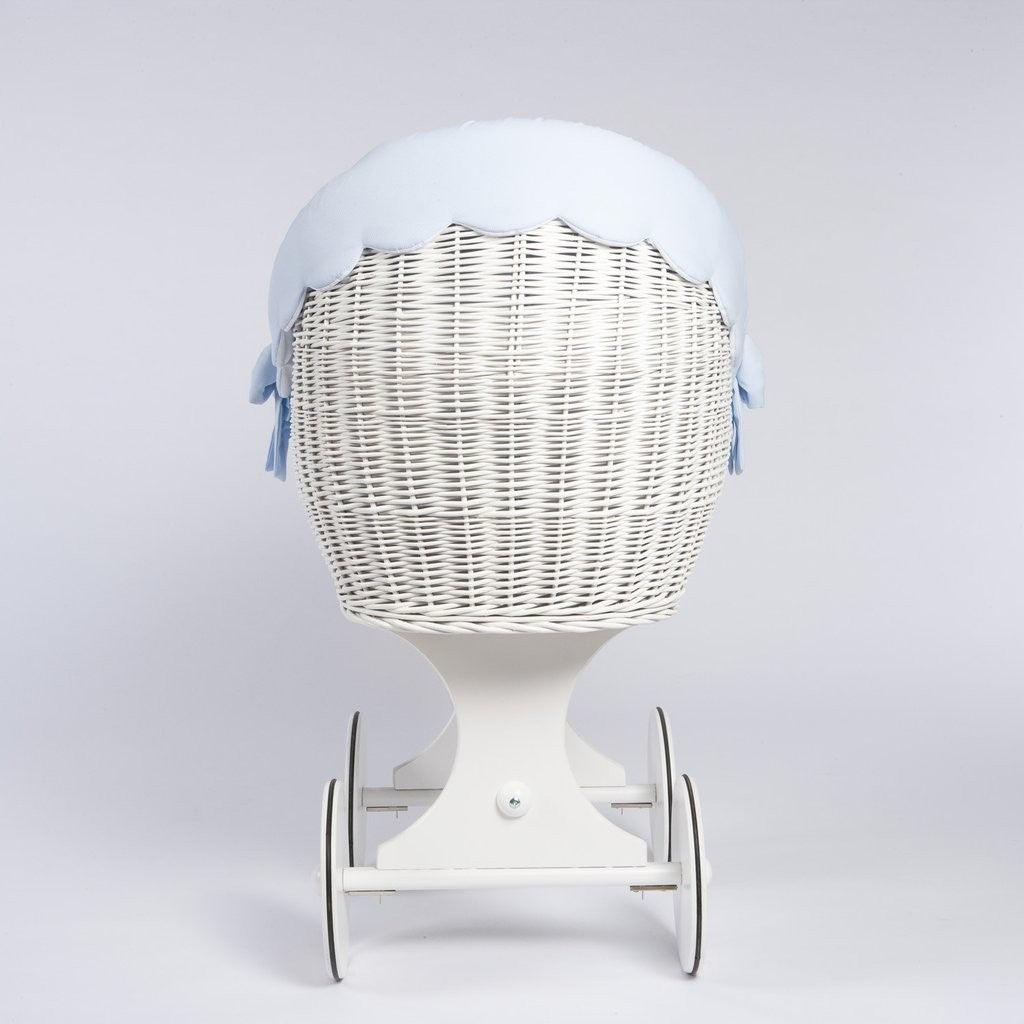 Moises De Mimbre Dulce Celeste Abc Baby - Nanetes #