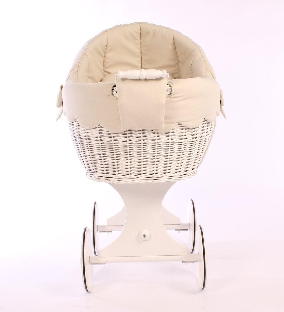 Moises De Mimbre Dulce Beige Abc Baby - Nanetes #