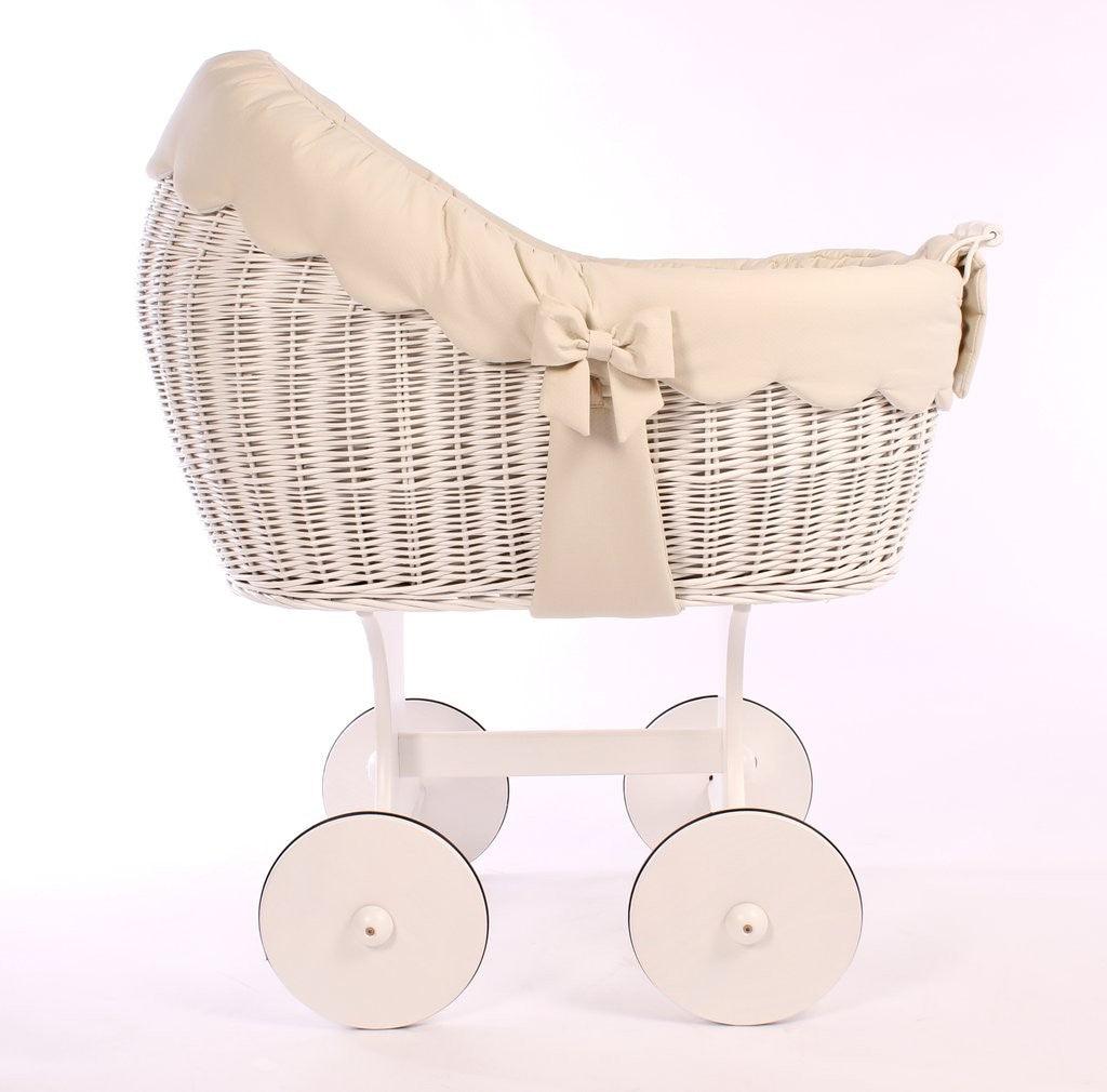 Moises De Mimbre Dulce Beige Abc Baby - Nanetes #