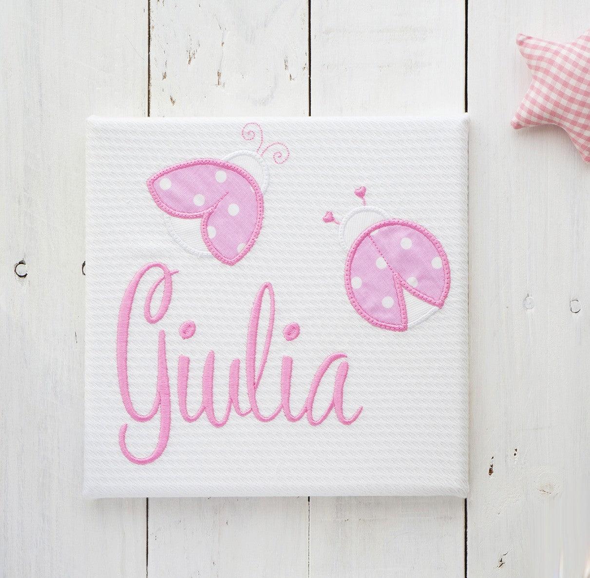 Cuadro Lienzo Personalizado Mariquitas - Nanetes #