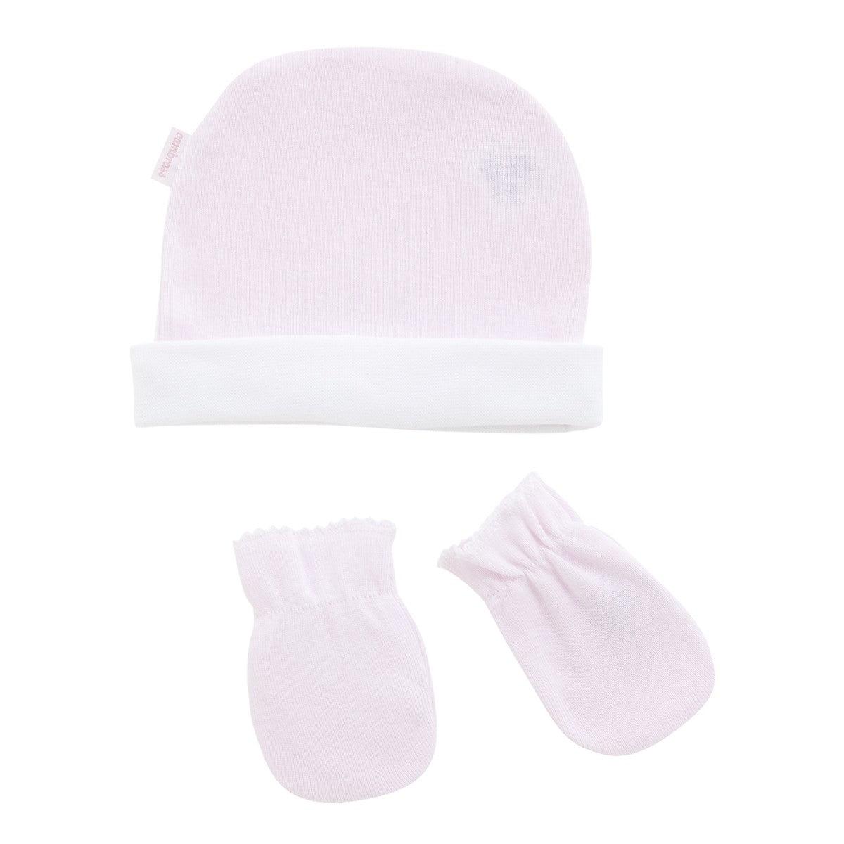 Gorro Y Manoplas Paritorio Rosa Cambrass - Nanetes #