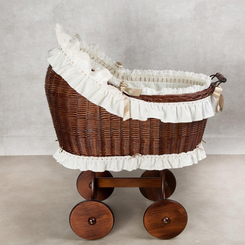 Moisés de Mimbre Bebé ABC Baby Winsord Beige - Nanetes #