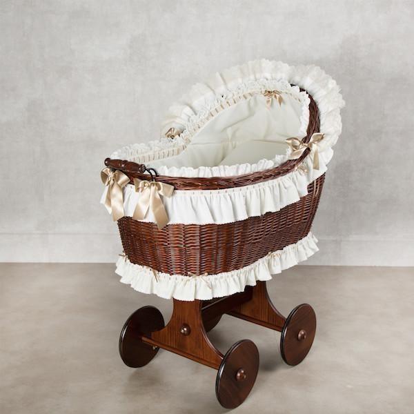 Moisés de Mimbre Bebé ABC Baby Winsord Beige - Nanetes #