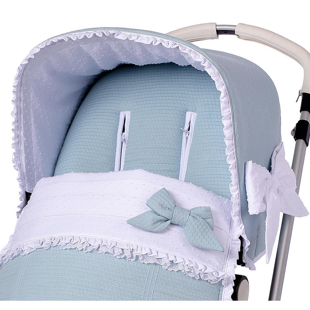 Capota Carro Bebé Pique 187 Aguamatina Bebiti - Nanetes #