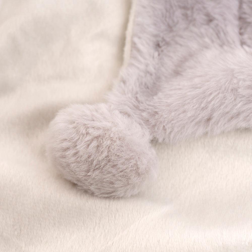 Manta Bebé Personalizada Invierno Pompon - Nanetes #