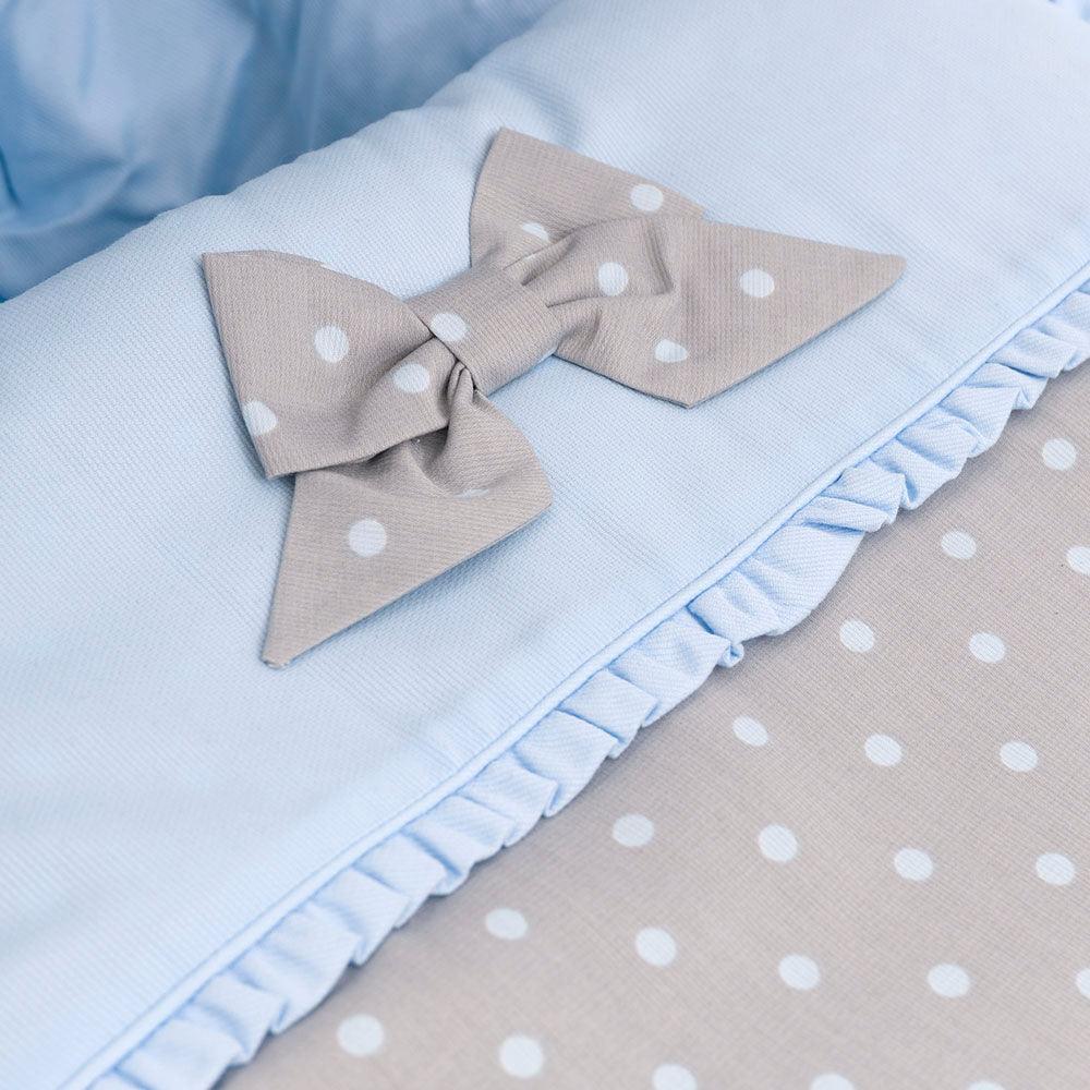 Saco Matrix Jane 744 Topos Celeste con Gris Bebiti by nanetes - Nanetes #