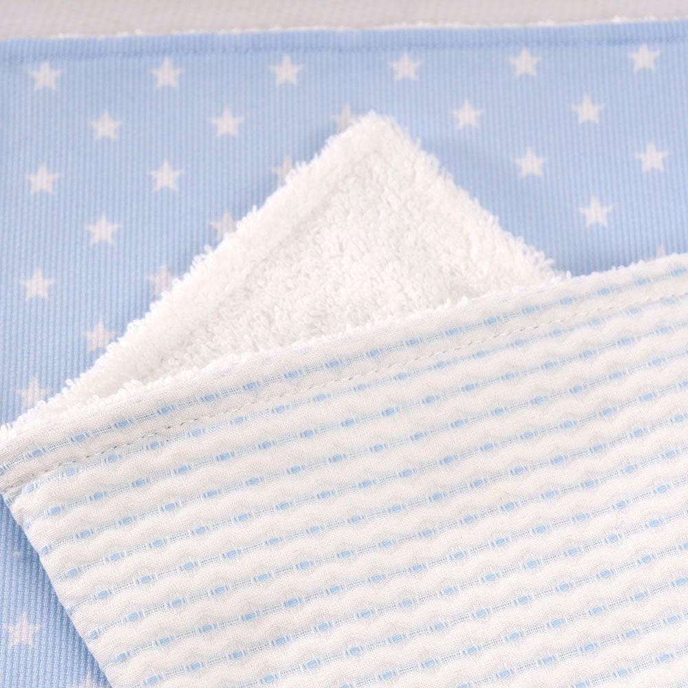 Seca babitas Pack de 2 para Bebé Estampado Estrellas Celeste 8 - Nanetes #