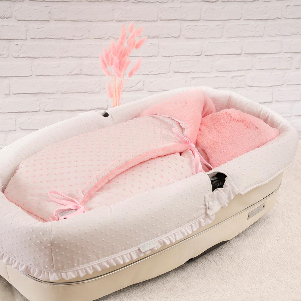 Saco Nana Invierno Bebe Polar 752 PLumeti Rosa Bebiti by Nanetes - Nanetes #