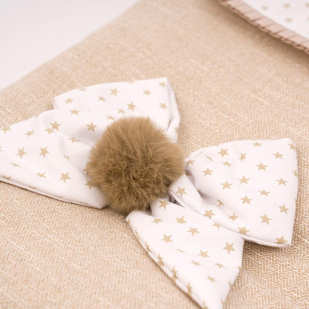 Saco Capazo Invierno a Medida 137 Paño Pompon Bebiti By Nanetes - Nanetes #