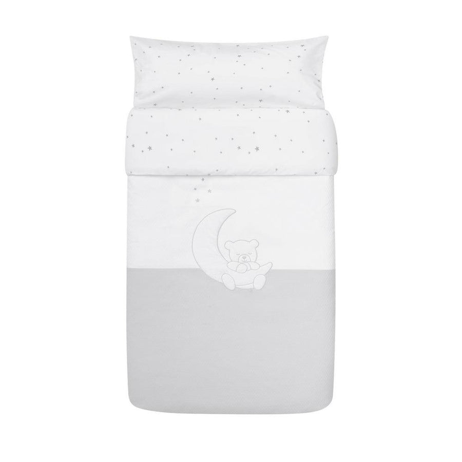 Saco Nordico Cuna Ajustable Teddy Gris Petit Praia - Nanetes #