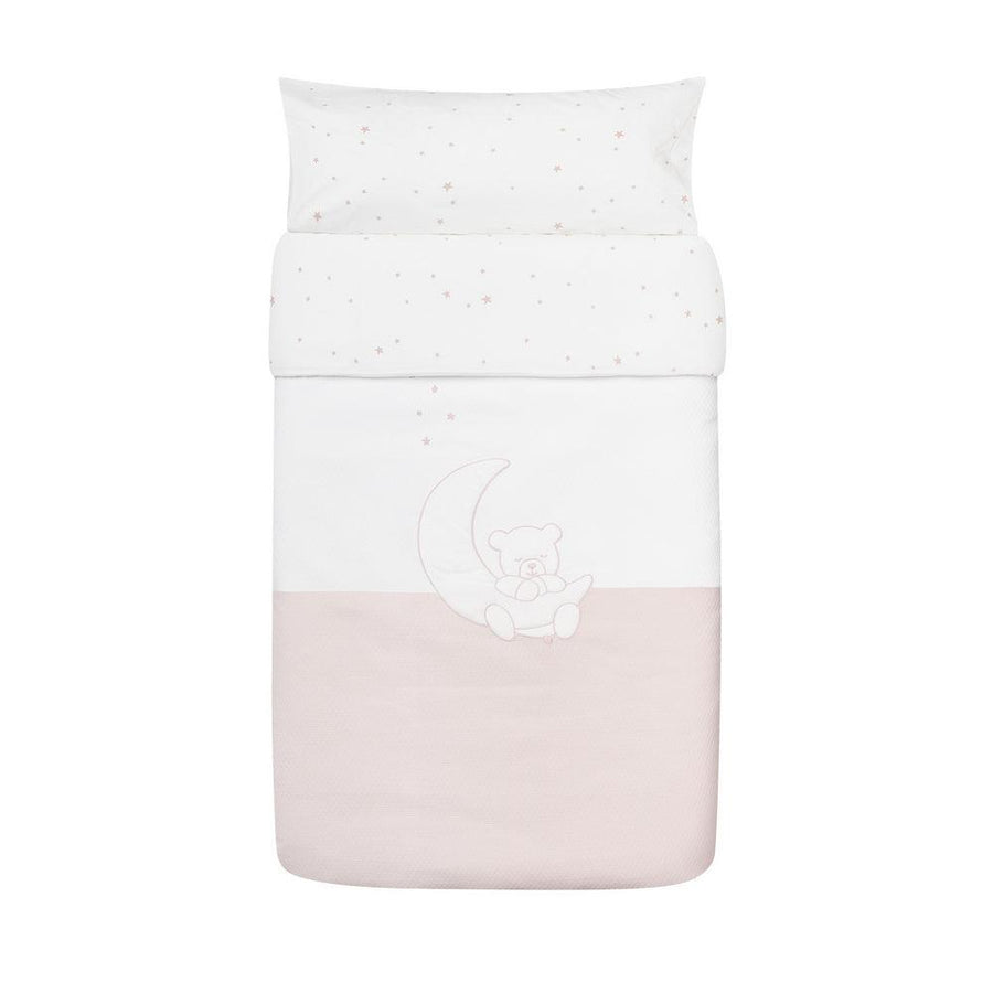 Saco Nordico Cuna Ajustable Teddy Rosa Petit Praia - Nanetes #