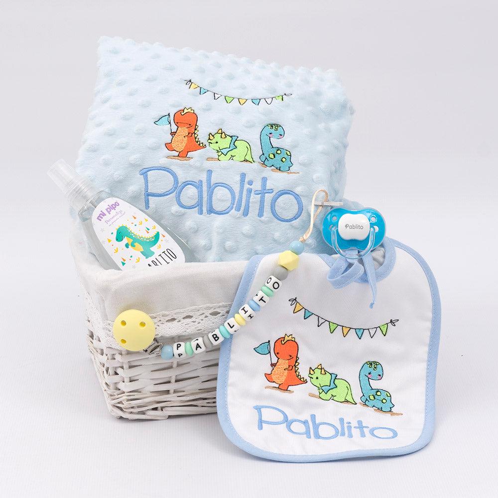 Regalo Recien Nacido Dino Friends Cesta Nanetes - Nanetes #