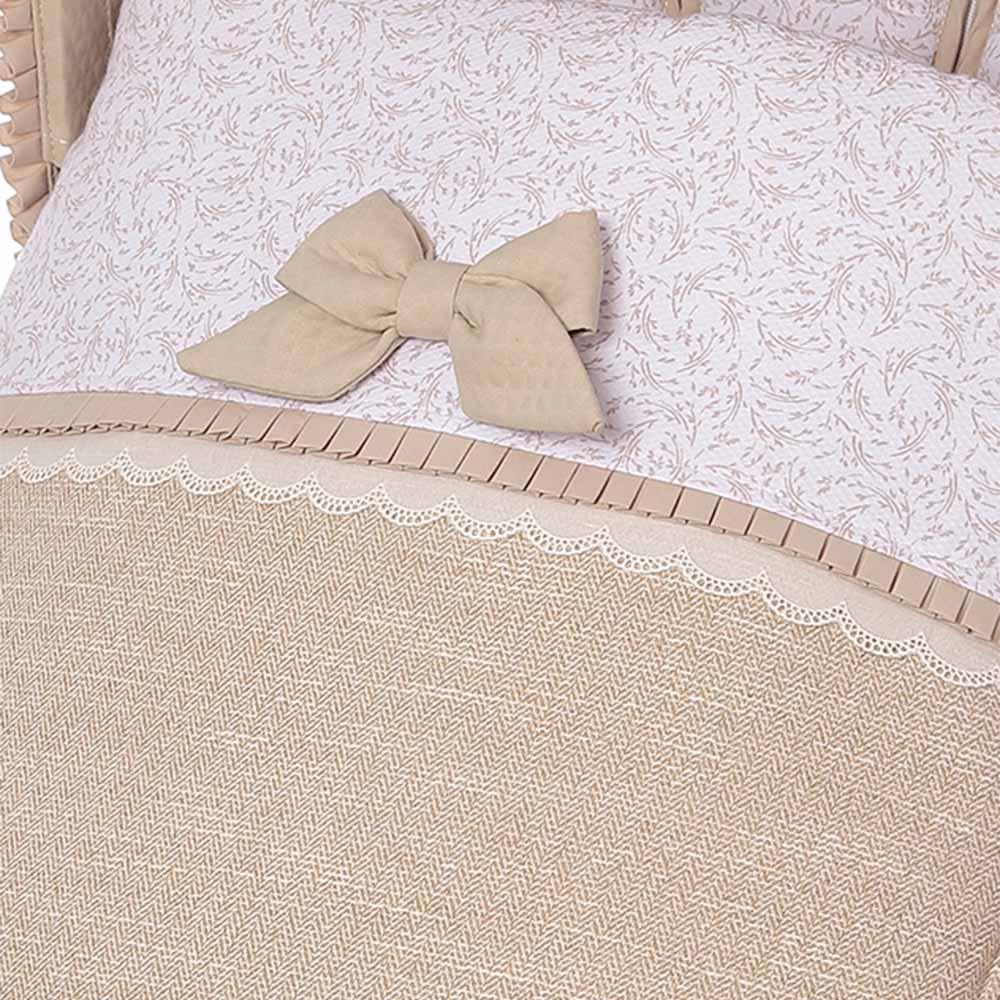 Saco Silla Invierno Paño Espiguilla Camel Bebiti Nanetes - Nanetes #