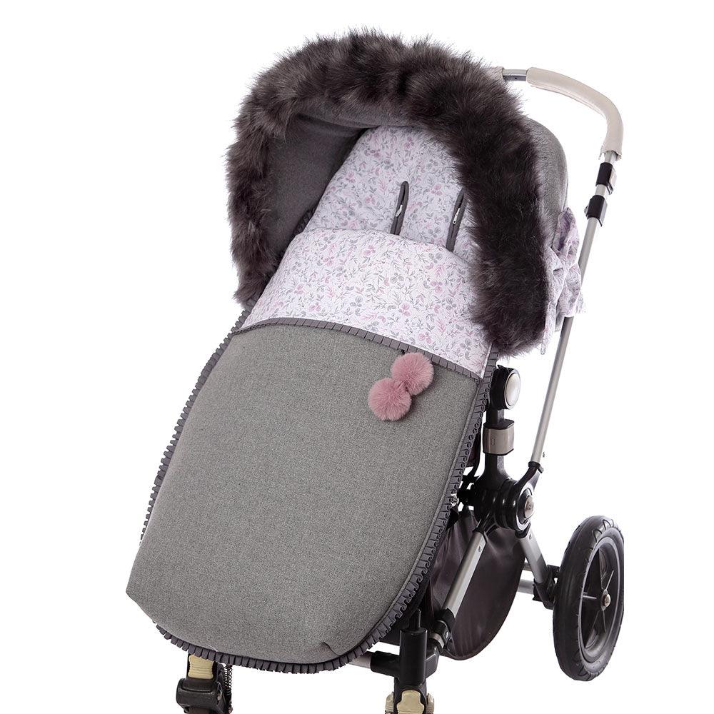 Saco Silla Invierno 205 Rosa Gris Bebiti Nanetes - Nanetes #
