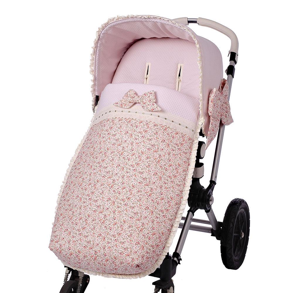 Saco para Silla de Paseo 184 Flores Bebiti Nanetes - Nanetes #