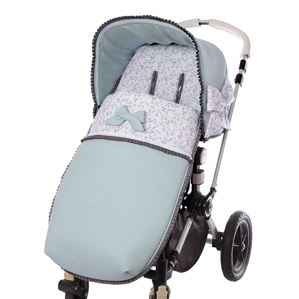 Saco Silla Paseo 205 Aguamarina Flores Bebiti Nanetes - Nanetes #