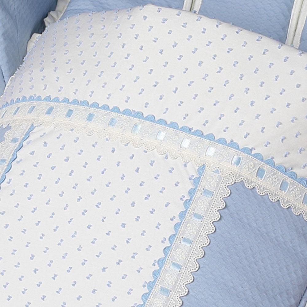 Saco Silla de Paseo Piqué Plumeti Puntilla Bebiti Nanetes - Nanetes #