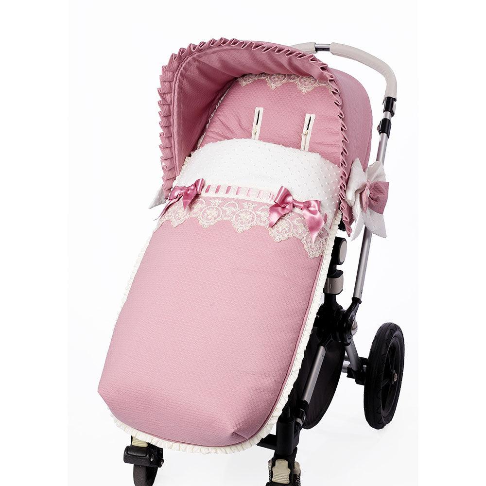 Saco Silla de Paseo Maquillaje Puntilla Tul Bebiti Nanetes - Nanetes #