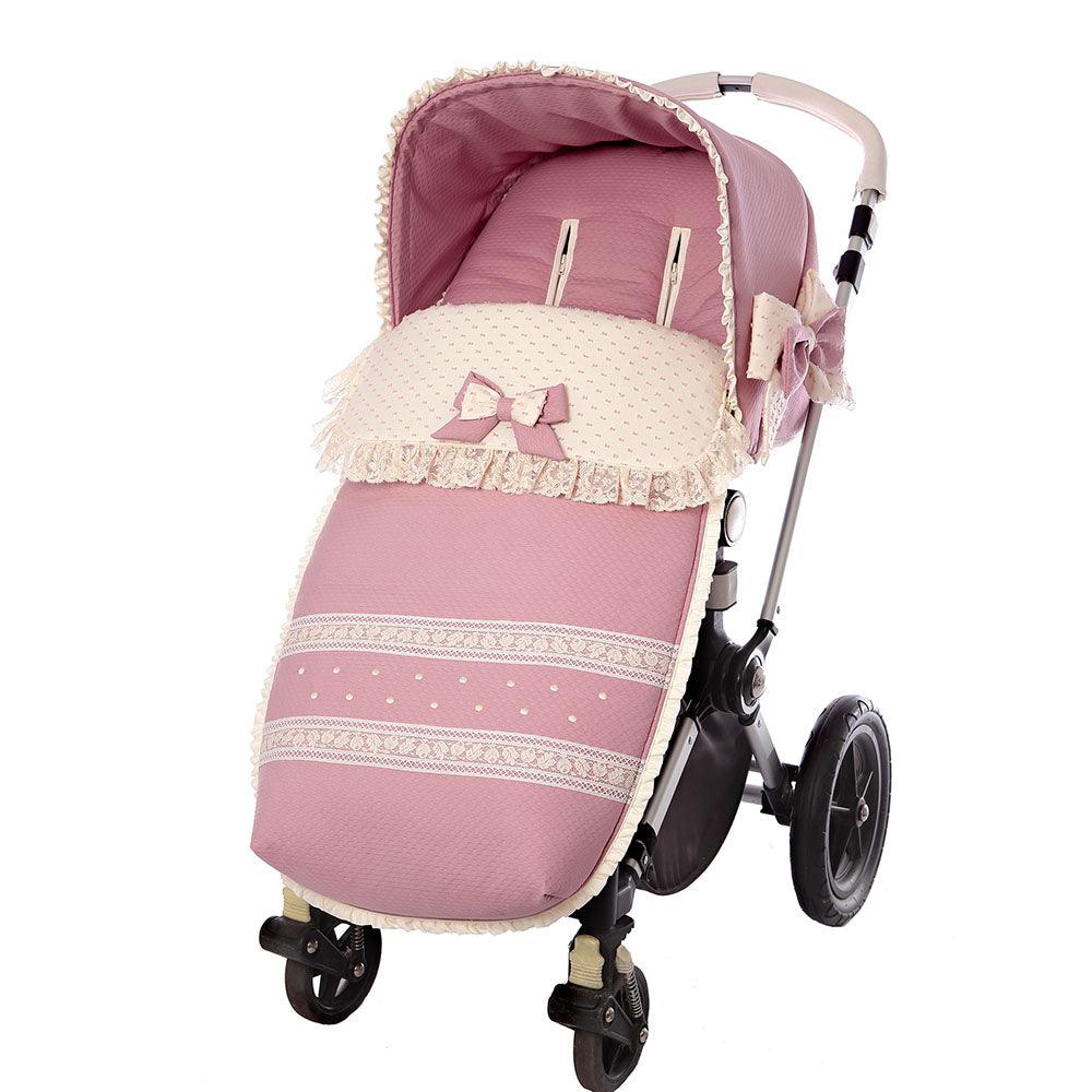 Saco Silla de Paseo Maquillaje Plumeti Tul Bebiti Nanetes - Nanetes #