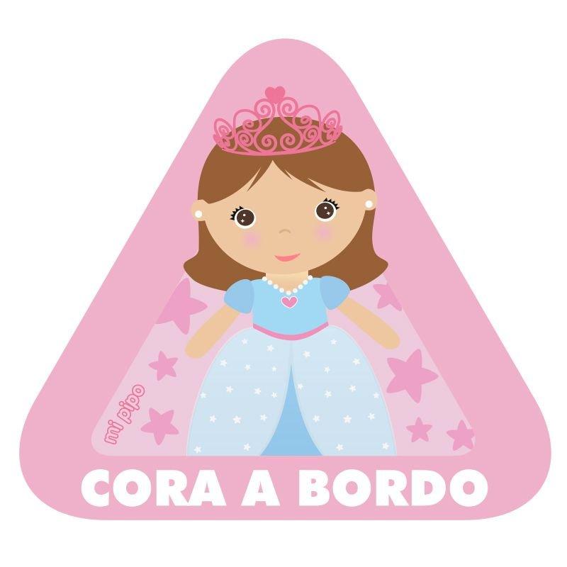 Bebé a Bordo princesa personalizada Mi Pipo - Nanetes #