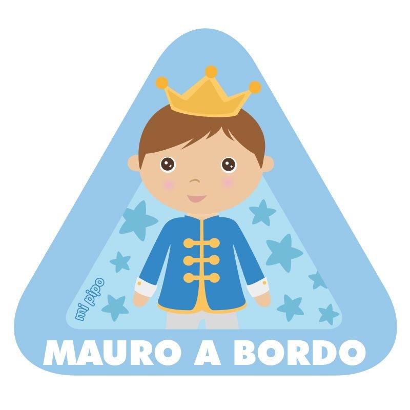 Bebé a Bordo principe personalizada Mi Pipo - Nanetes #