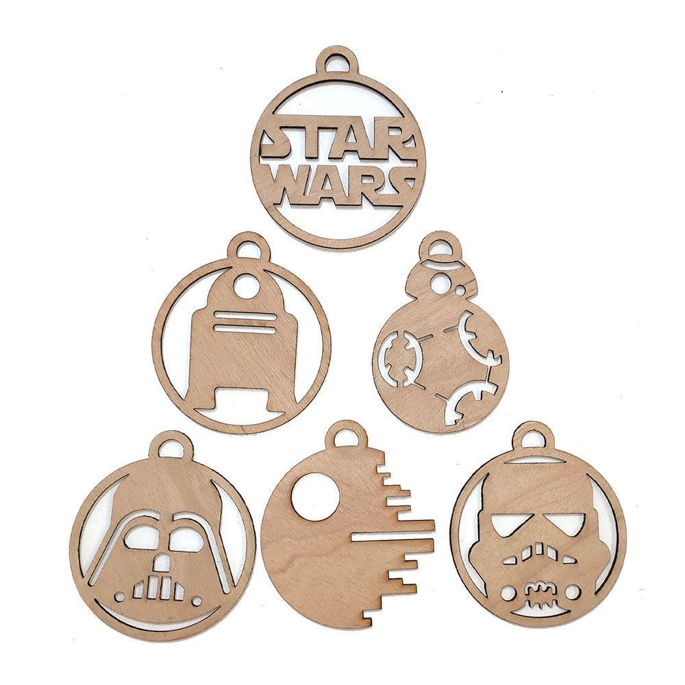 Adornos Navidad Star Wars Madera - Nanetes #
