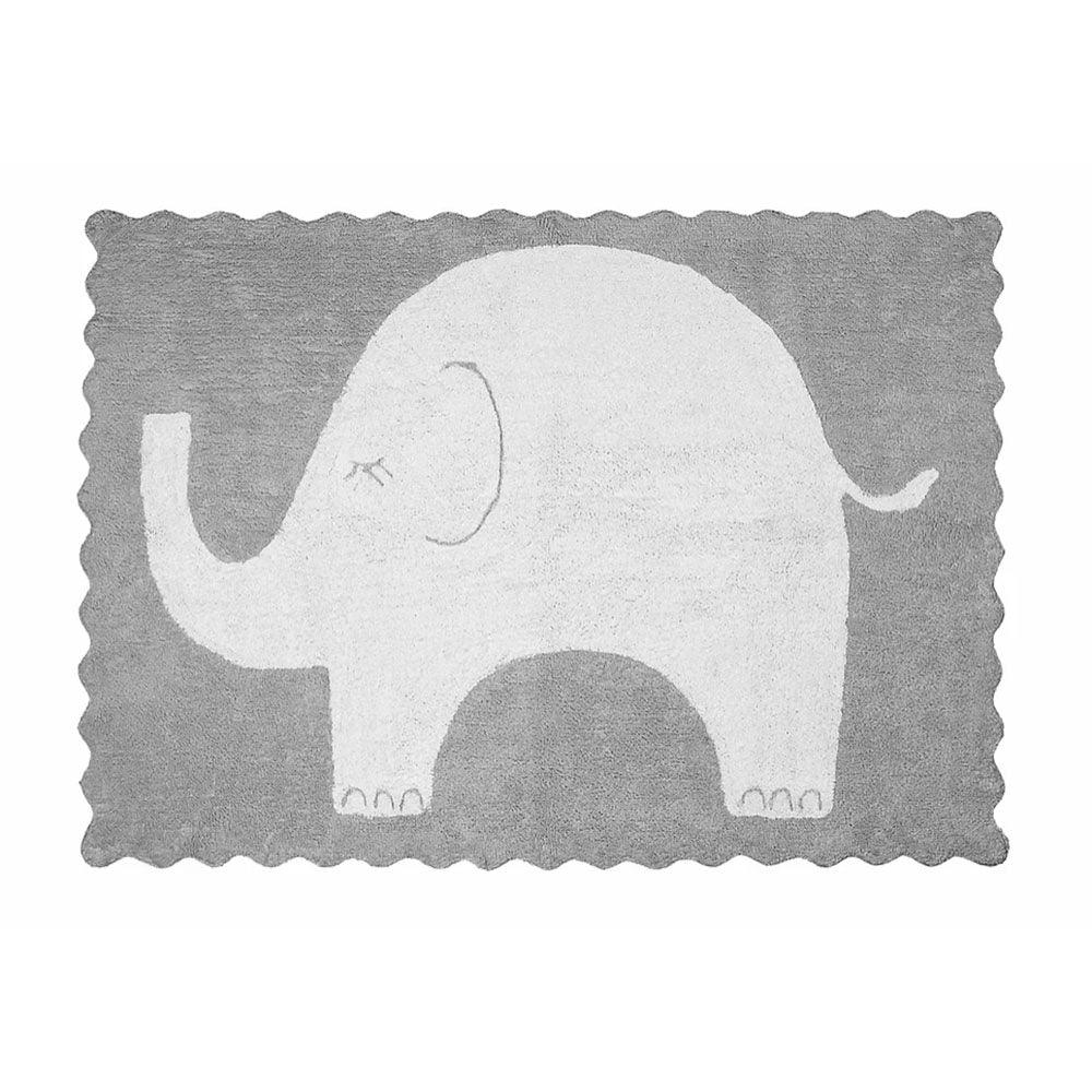 Alfombra Niños Elefantino Gris - Nanetes #