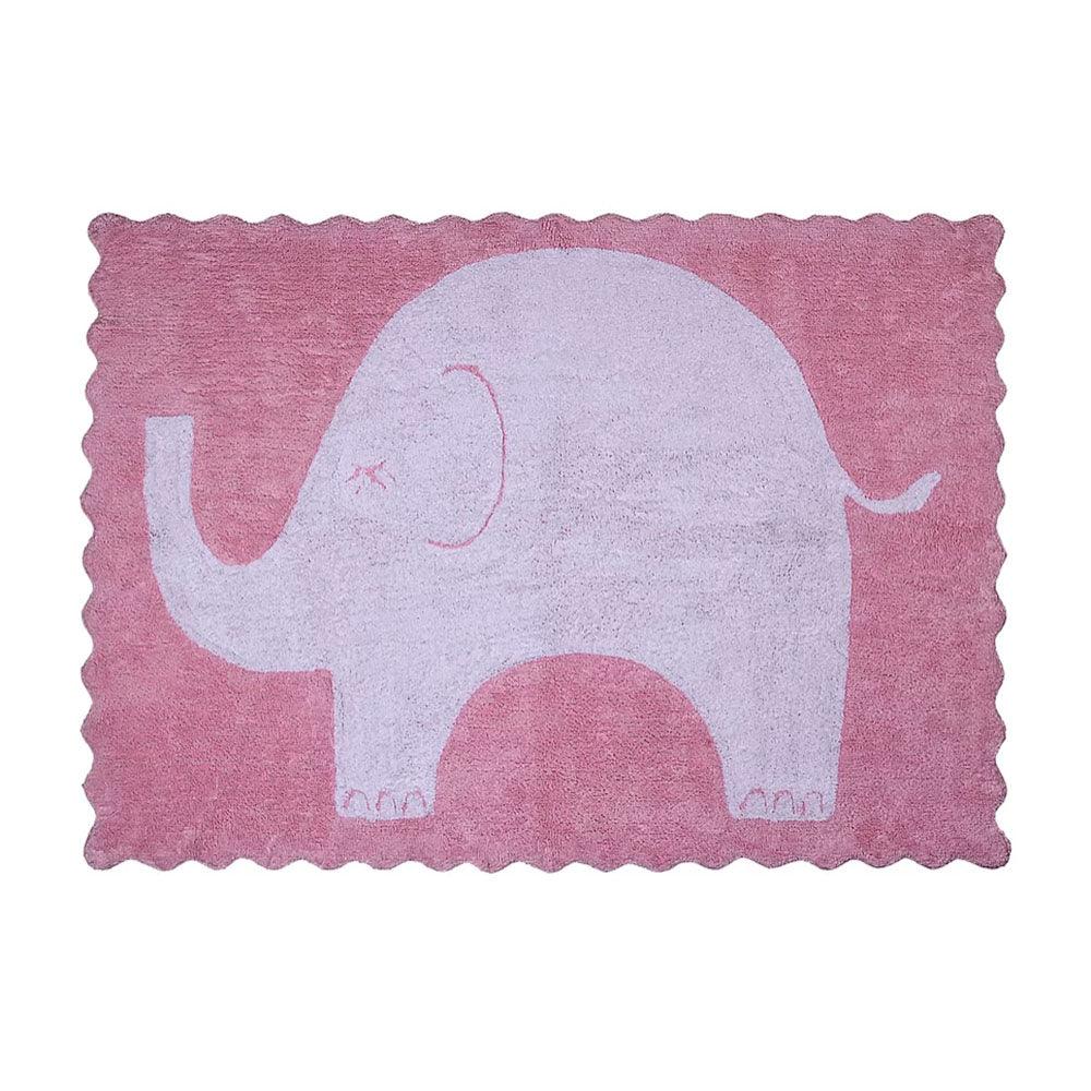 Alfombra Niños Elefantino Rosa - Nanetes #