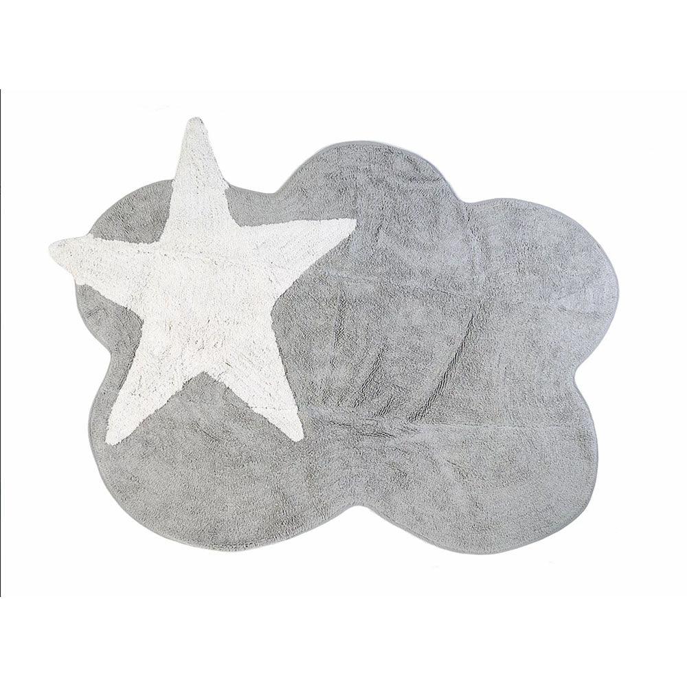 Alfombra Infantil Lavable Mimosa Gris - Nanetes #
