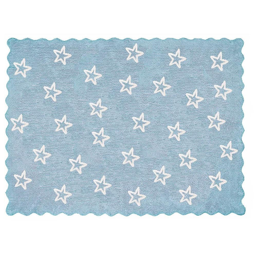 Alfombra Infantil Algodón Paris Azul - Nanetes #