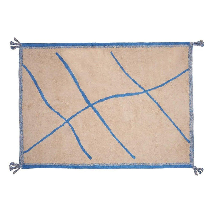 Alfombra Lavable Kenitra azul Aratextil - Nanetes #