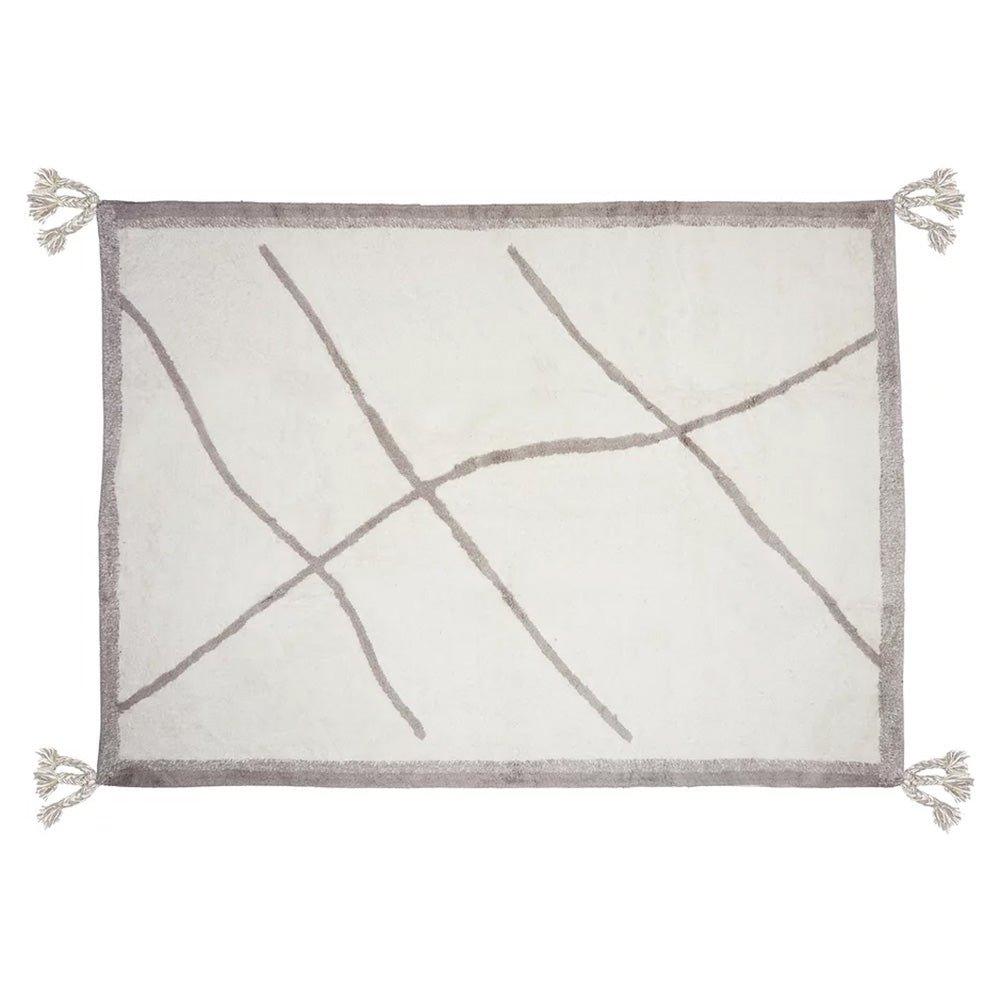 Alfombra Lavable Kenitra gris Aratextil - Nanetes #