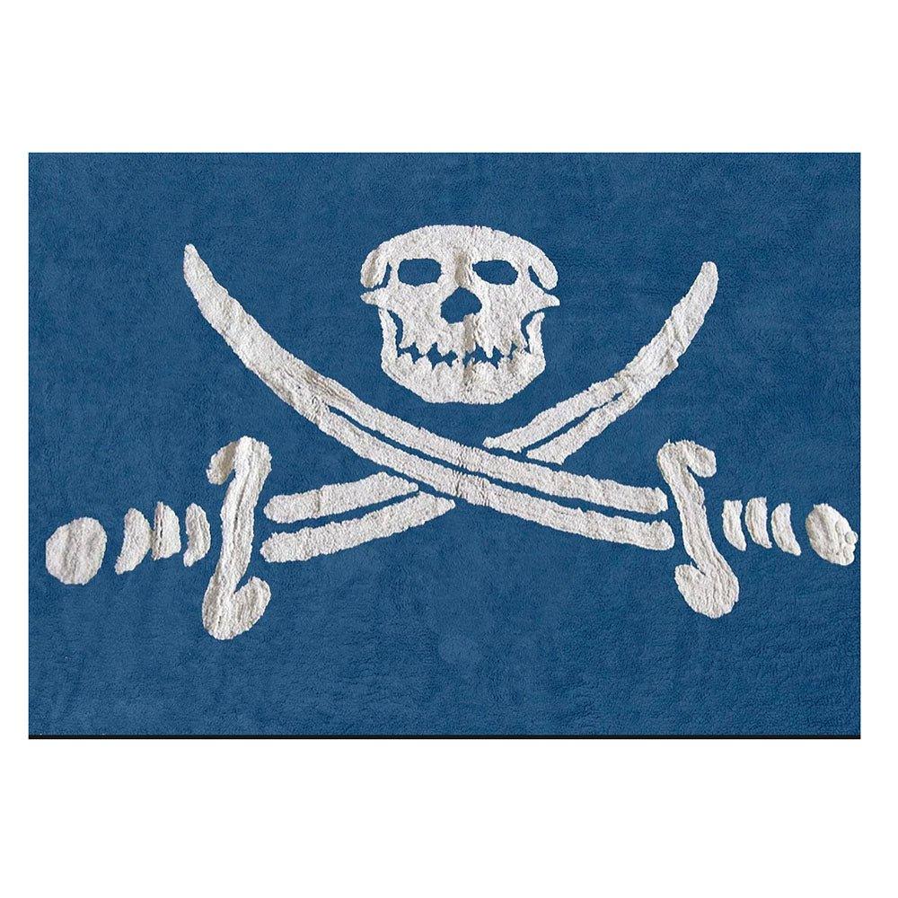 Alfombra Infantil Bandera Pirata Marino - Nanetes #