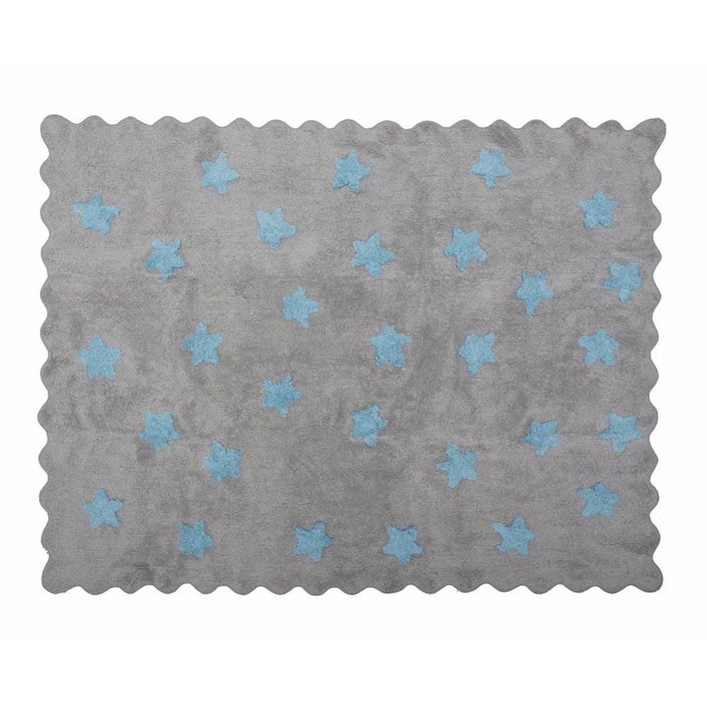 Alfombra Lavable Eden Aratextil Gris/Azul - Nanetes #