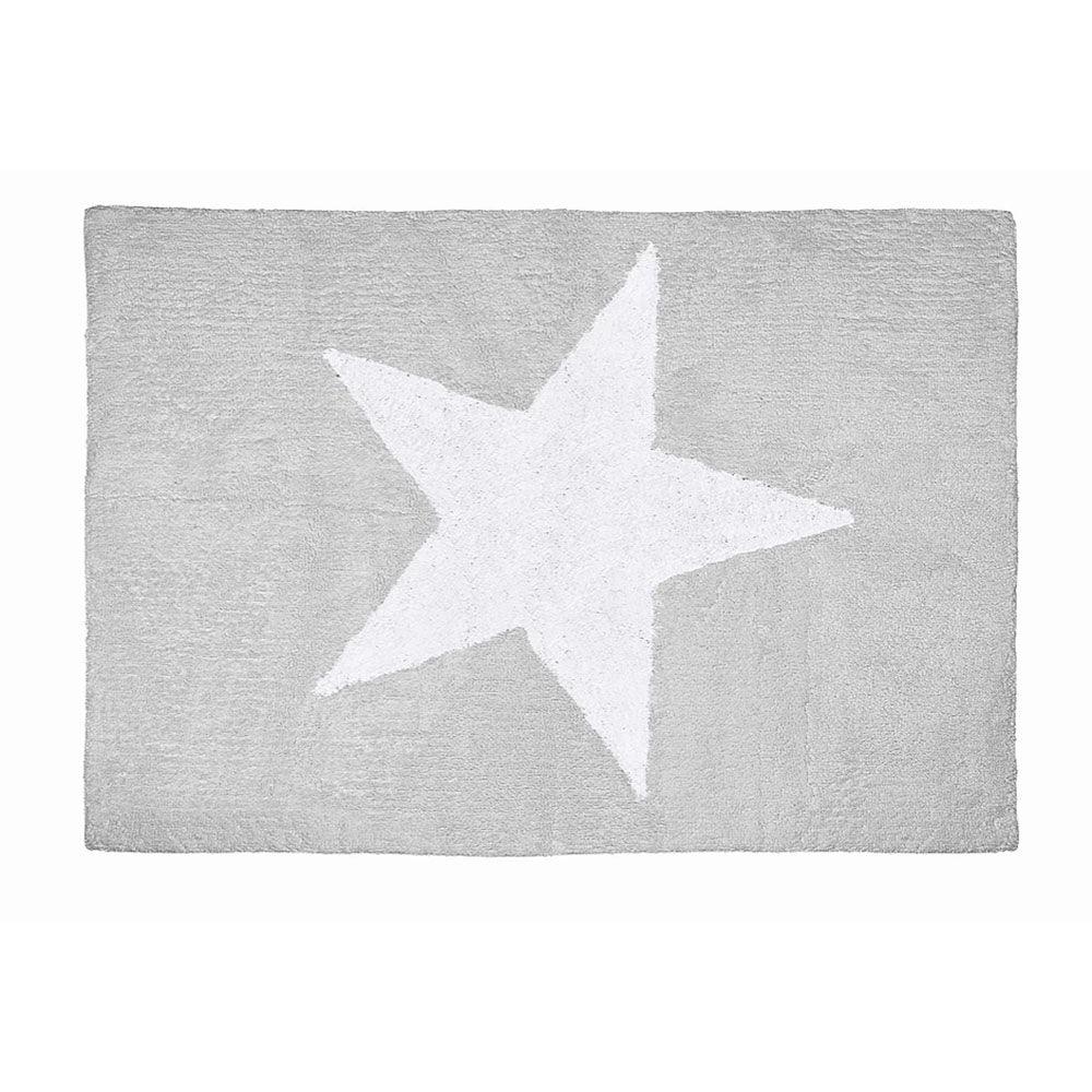 Alfombra Infantil Lavable Aratextil Estela Gris - Nanetes #