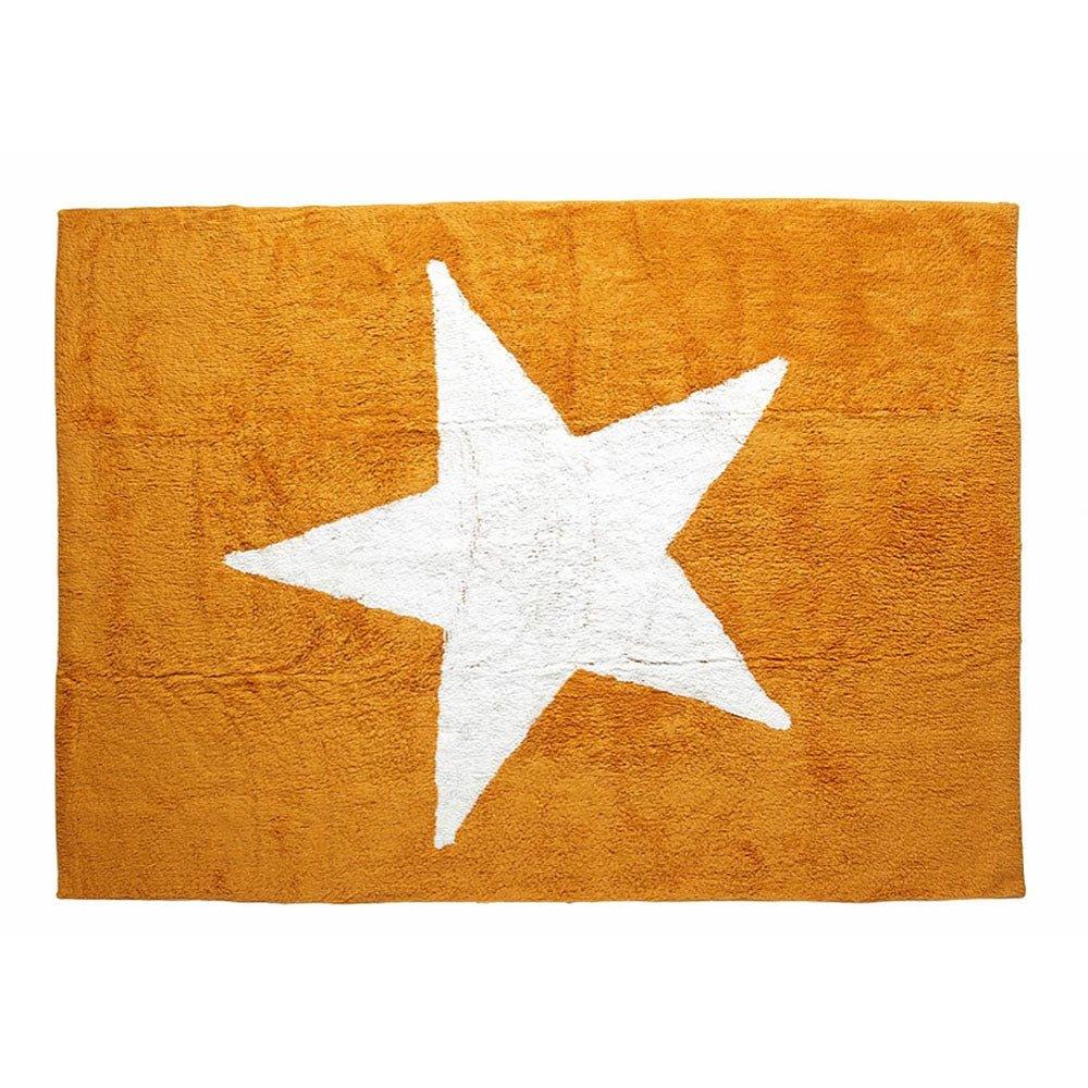 Alfombra Infantil Lavable Estela Mostaza - Nanetes #