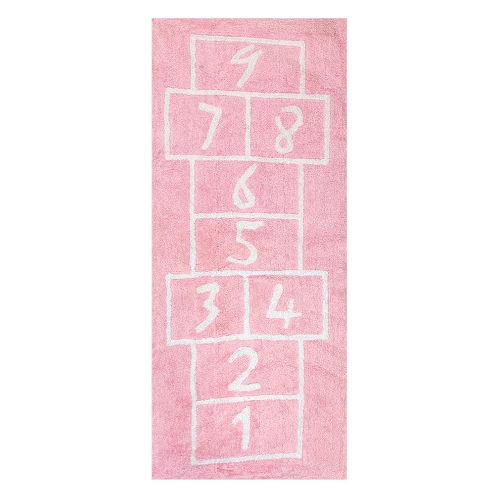 Alfombra Infantil Lavable Aratextil Patacoja Rosa - Nanetes #