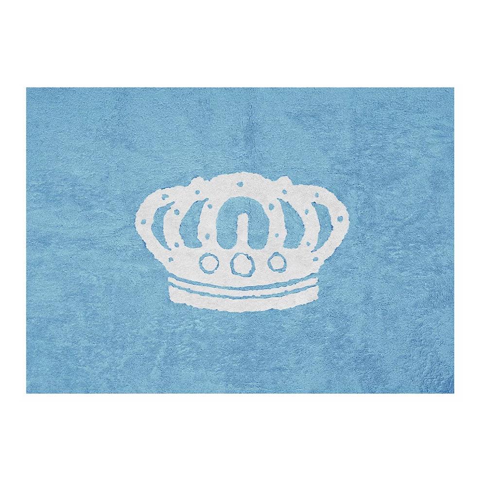 Alfombra Juvenil Lavable corona azul - Nanetes #