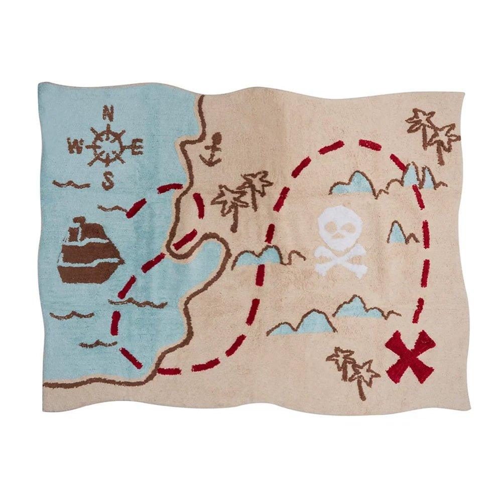 Alfombra infantil Mapa Pirata - Nanetes #