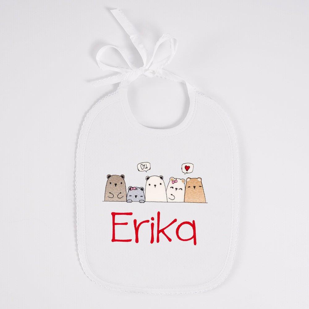 Babero bebe ositas Nanetes - Nanetes #