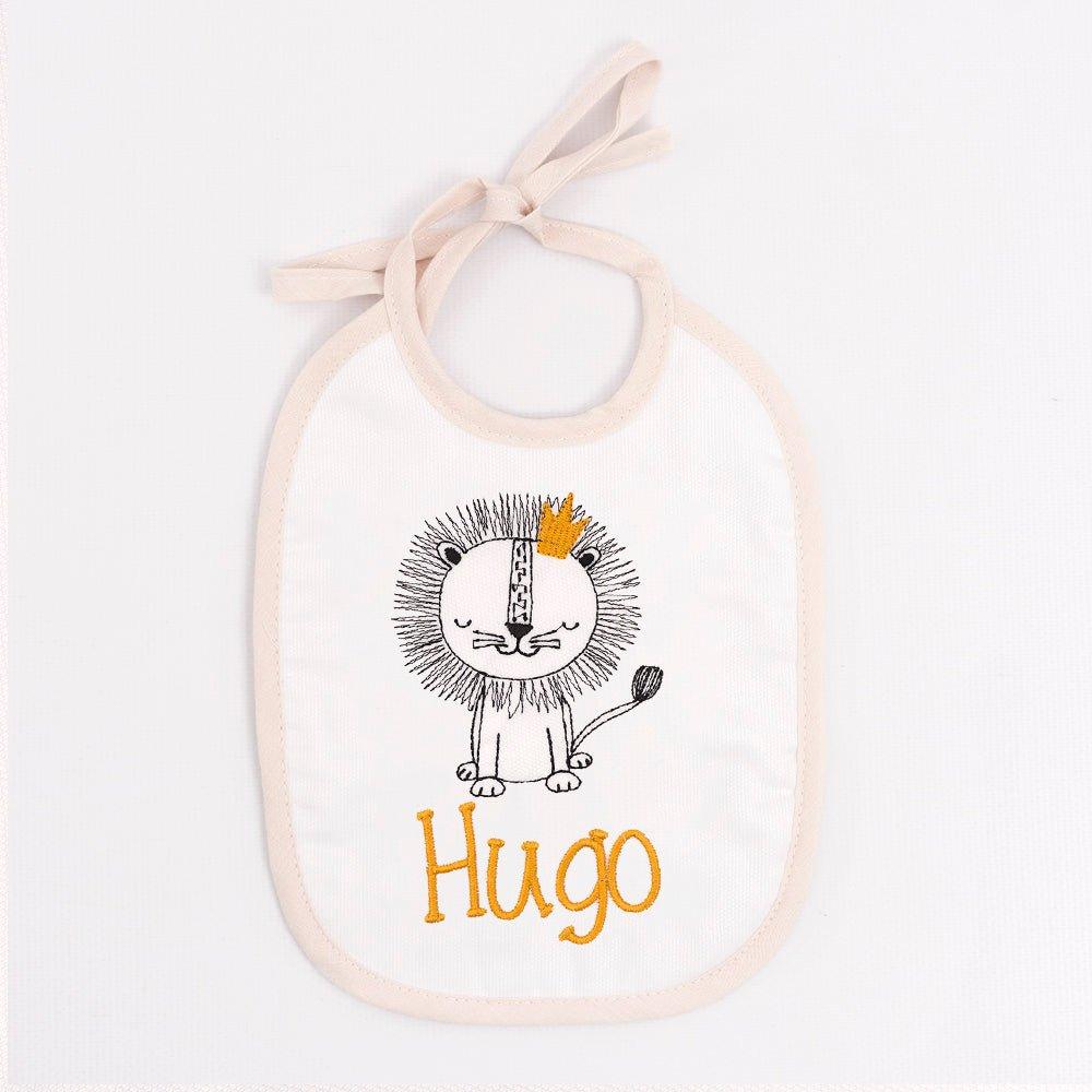 Baberito bebe Personalizado Leon Nanetes - Nanetes #