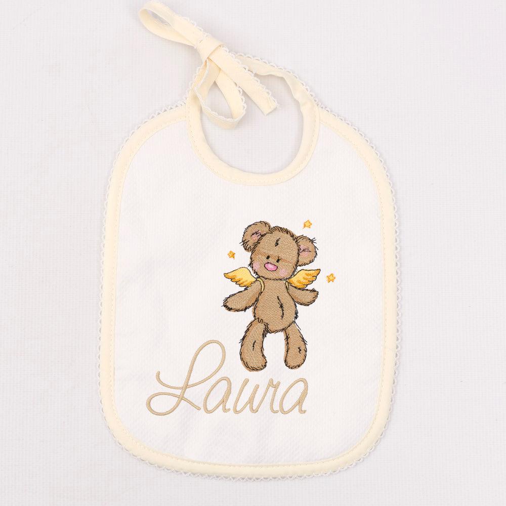 Babero Personalizado Osito con Alas Nanetes - Nanetes #