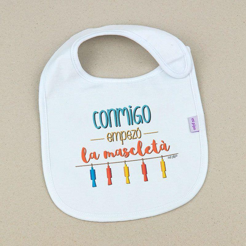 Babero Conmigo empezó la Mascleta Mi Pipo - Nanetes #