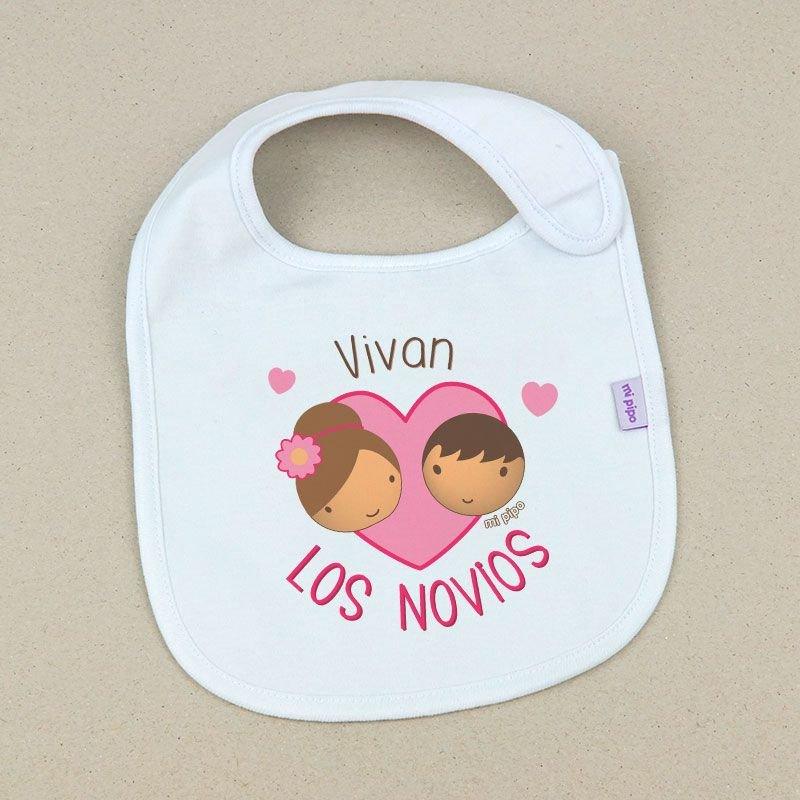 Babero Vivan los novios - Nanetes #